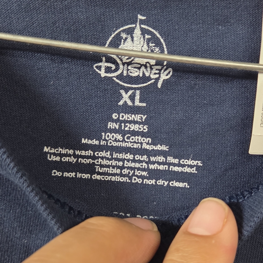 Disney Navy Tinkerbell Rainbow T-Shirt - Picture 3 of 3